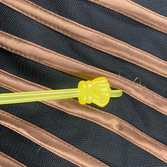 Vintage Bronze Gold Stripe Double Zip Blazer Plus Size - Picture 11 of 15